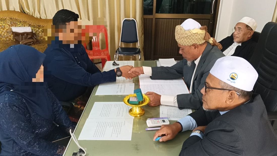 Real solemnisation in Thailand with the imam