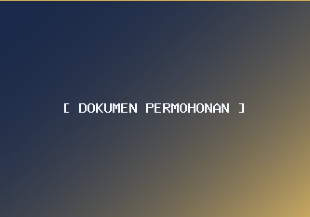 Dokumen permohonan nikah Perlis yang disediakan dan disemak