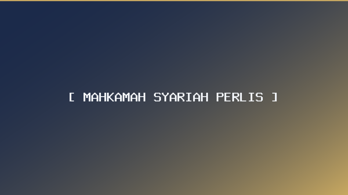 Nikah Perlis melalui Mahkamah Syariah untuk permohonan poligami
