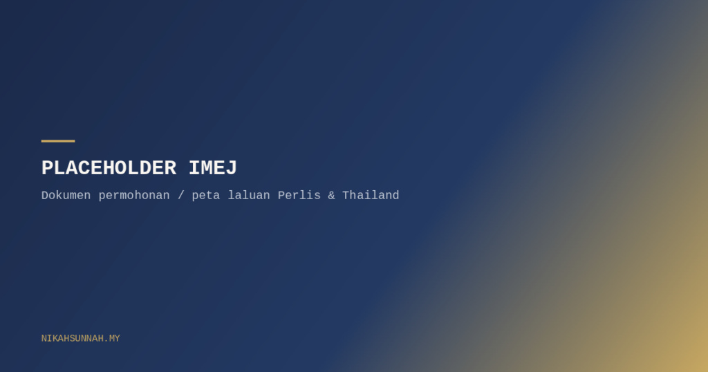 Placeholder imej untuk artikel Poligami di Malaysia: Laluan Perlis atau Nikah Thailand?