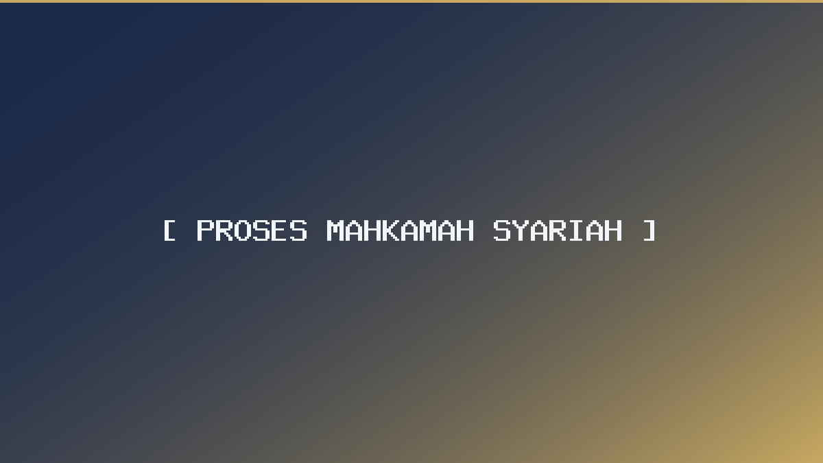 Proses poligami yang diuruskan dari mula hingga pendaftaran perkahwinan
