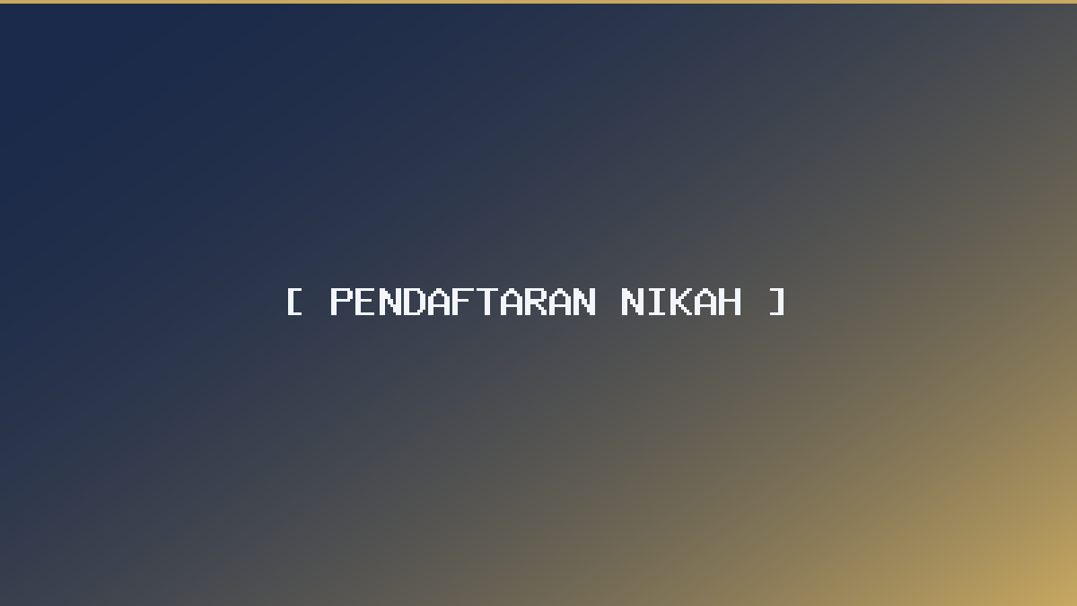 Pendaftaran perkahwinan selepas nikah tanpa restu ibu bapa